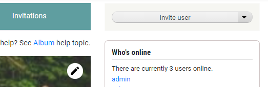invite user